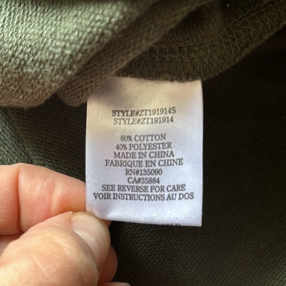 Z Supply Weekender - Green Leopard Print (Rosin) - Picture 6 of 7